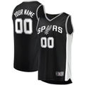 harde Custom SA.Spurs Fanatics Black Fast Break Replica Jerseys - Icon Edition