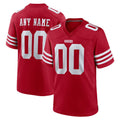 harde Custom SF.49ers Red Game Home Any Name & Numbers Stitched Jerseys
