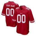 harde Custom SF.49ers Red Home Game Any Name & Numbers Stitched Jerseys