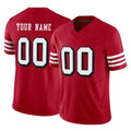 harde Custom SF.49ers Red Limited Alternate Vapor F.U.S.E. Home Game Any Name & Numbers Stitched Jerseys