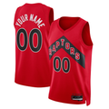harde Custom T.Raptors Red Swingman Jerseys - Icon Edition