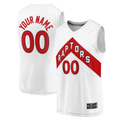harde Custom T.Raptors White Fast Break Custom Replica Jerseys - Association Edition