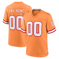 harde Custom TB.Buccaneers Orange Throwback Home Game Any Name & Numbers Stitched Jerseys