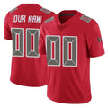 harde Custom TB.Buccaneers Red Limited Color Rush Home Game Any Name & Numbers Stitched Jerseys