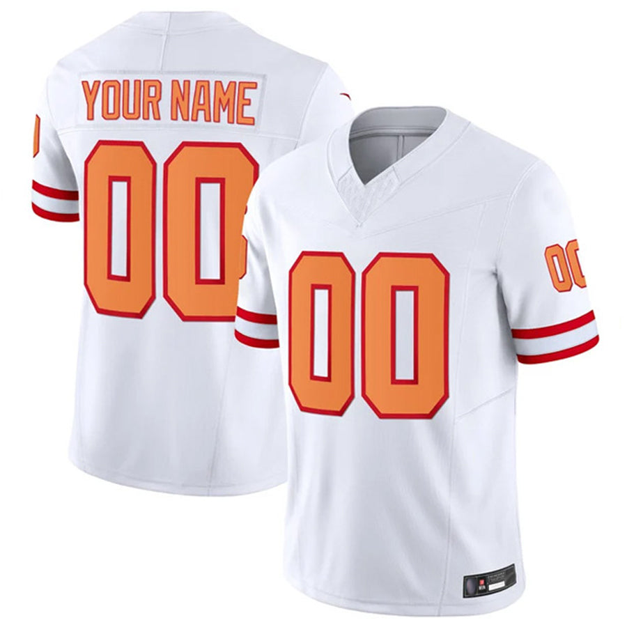 harde Custom TB.Buccaneers White Vapor F.U.S.E. Limited Stitched Jerseys