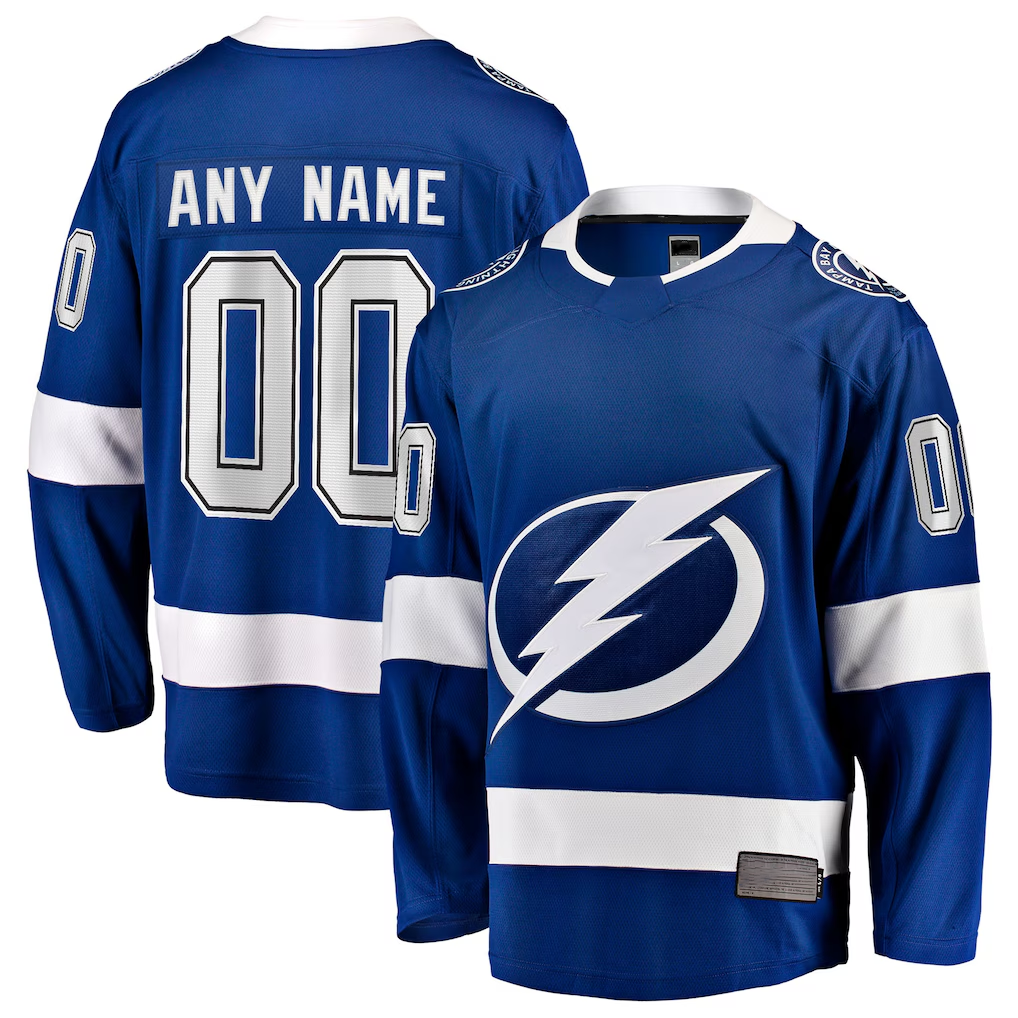 harde Custom TB.Lightning Blue Home Breakaway Jerseys