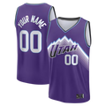 harde Custom U.Jazz Fanatics Purple Fast Break Replica Custom Jerseys - Icon Edition