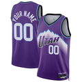 harde Custom U.Jazz Purple Swingman Jerseys - Icon Edition