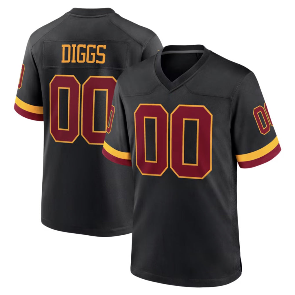 harde Custom W.Commanders Black Limited Home Game Any Name & Numbers Stitched Jerseys