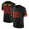 harde Custom W.Commanders Black Limited Vapor Home Game Any Name & Numbers Stitched Jerseys