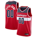 harde Custom W.Wizards Red 2020-21 Swingman Jerseys - Icon Edition