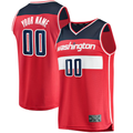 harde Custom W.Wizards Red Fast Break Replica Jerseys - Icon Edition