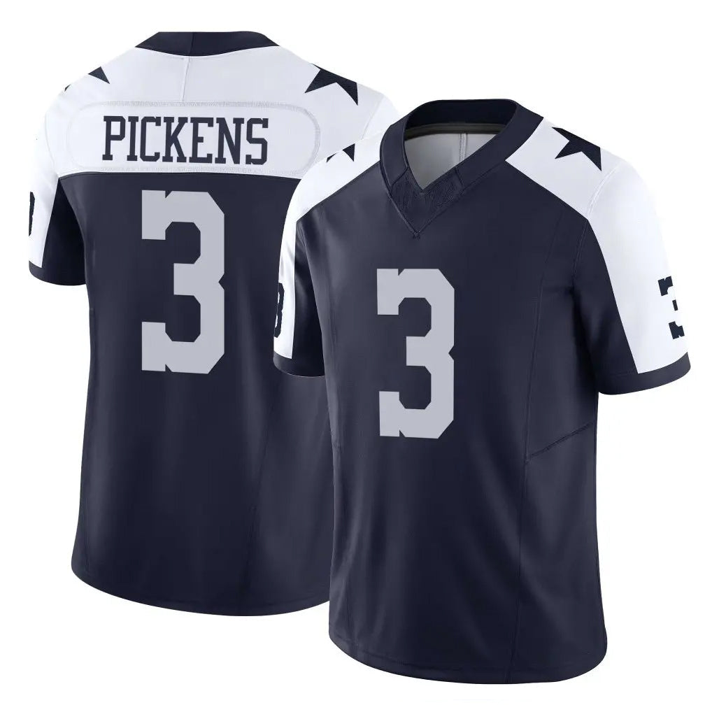 harde D.Cowboys #3 George Pickens Player Navy-White Limited Alternate Vapor F.U.S.E. Home Game Stitched Jerseys