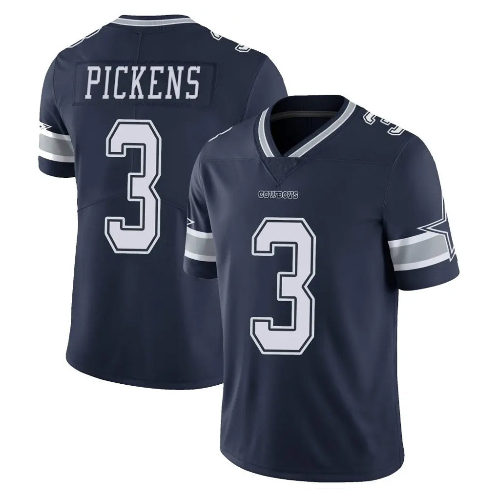 harde D.Cowboys #3 George Pickens Player Navy Vapor Untouchable Limited Home Game Stitched Jerseys