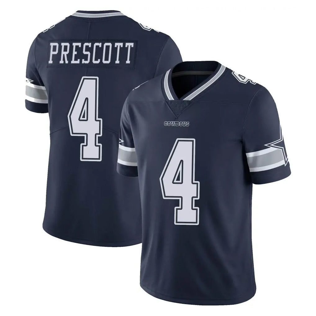 harde D.Cowboys #4 Dak Prescott Player Navy Vapor Untouchable Limited Home Game Stitched Jerseys