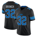 harde D.Lions #32 Brian Branch Player Black Alternate Vapor F.U.S.E. Limited Home Game Stitched Jerseys