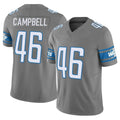 harde D.Lions #46 Jack Campbell Player Gray Vapor F.U.S.E. Limited Home Game Stitched Jerseys