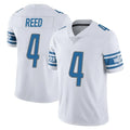 harde D.Lions #4 D.J. Reed Player White Limited Vapor Untouchable Home Game Stitched Jerseys