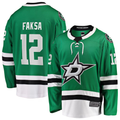 harde D.Stars #12 Radek Faksa Kelly Green Home Breakaway Jerseys