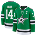 harde D.Stars #14 Jamie Benn Kelly Green Home Premium Jerseys
