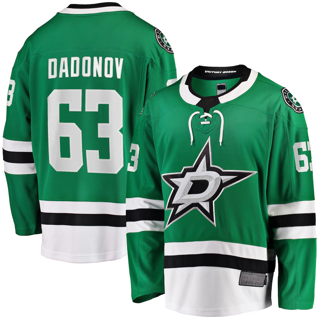 harde D.Stars #63 Evgenii Dadonov Green Home Breakaway Jerseys