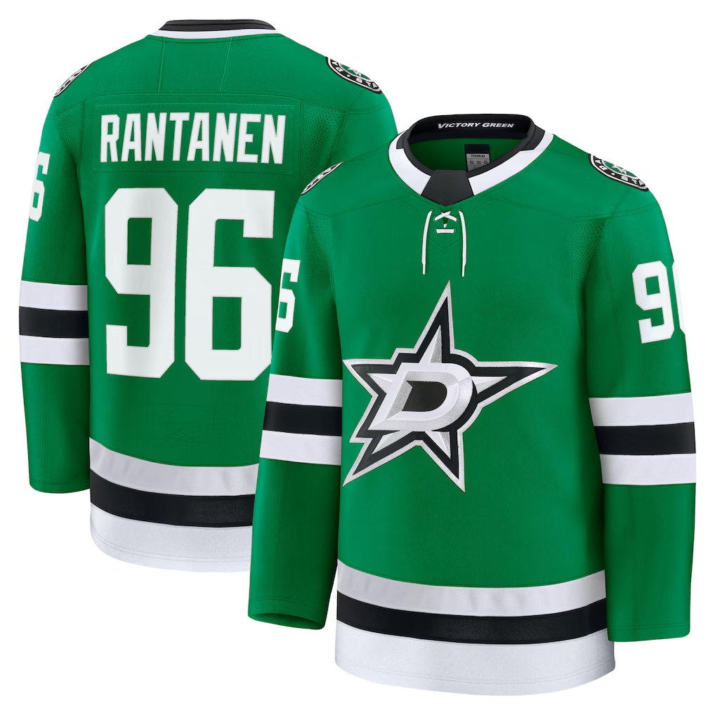 harde D.Stars #96 Mikko Rantanen Kelly Green Home Premium Jerseys