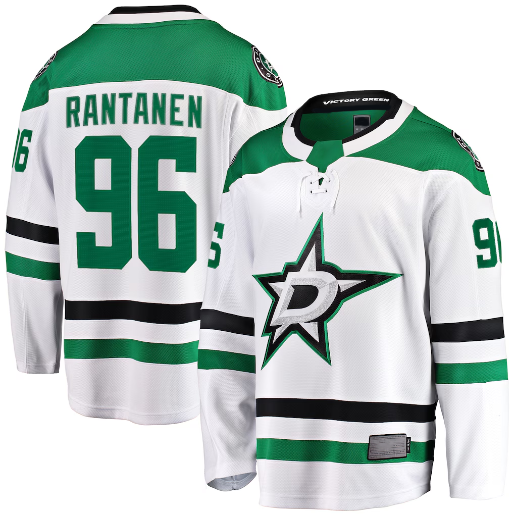 harde D.Stars #96 Mikko Rantanen White Away Breakaway Jerseys