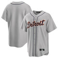 harde D.Tigers Gray Home Game Blank Player Stitched Jerseys