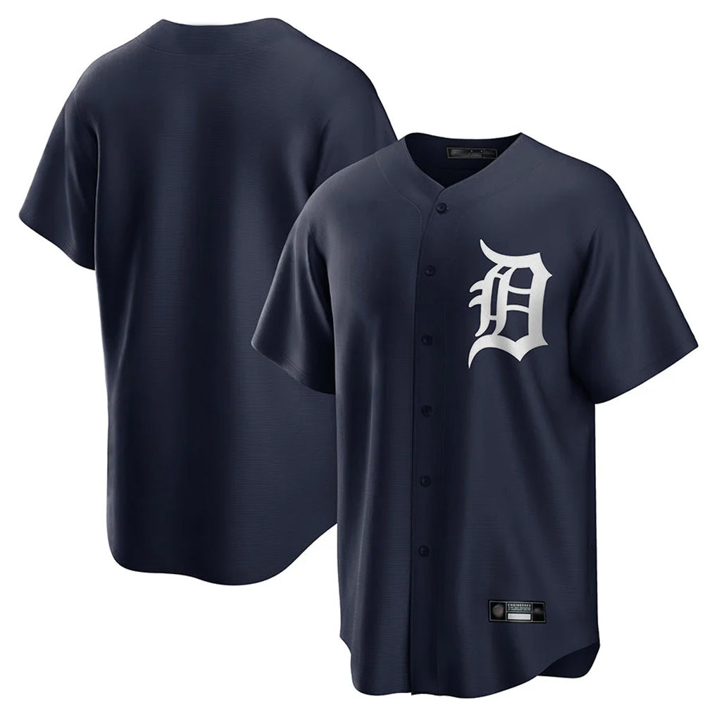 harde D.Tigers Navy Game Home Blank Player Stitched Jerseys