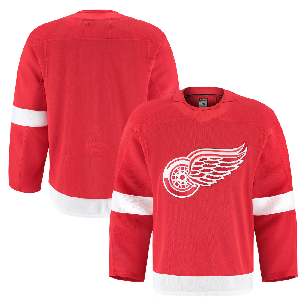 harde D.Red wings Red Home Authentic Pro Jersey