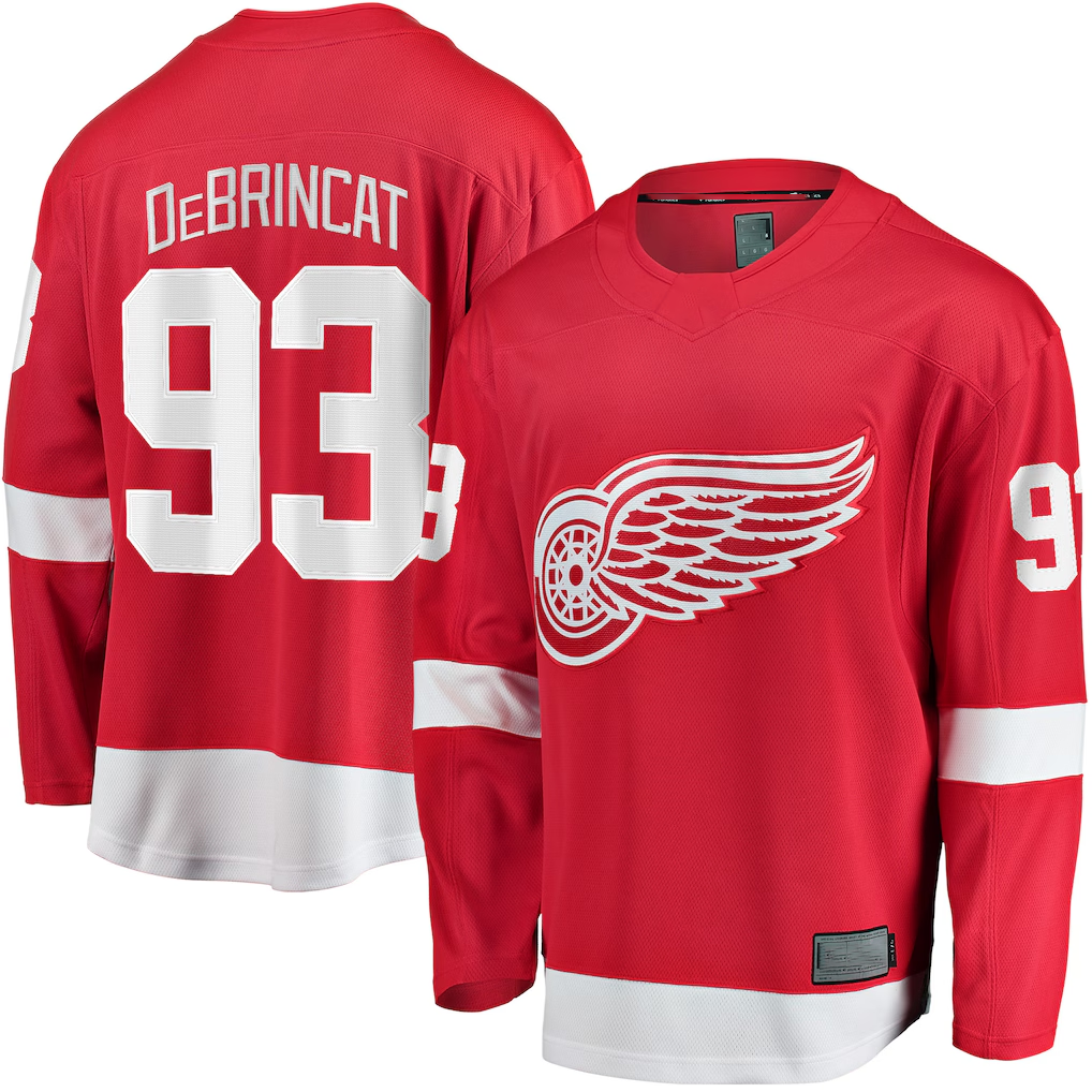 harde D.Red wings #93 Alex DeBrincat Red Breakaway Jerseys