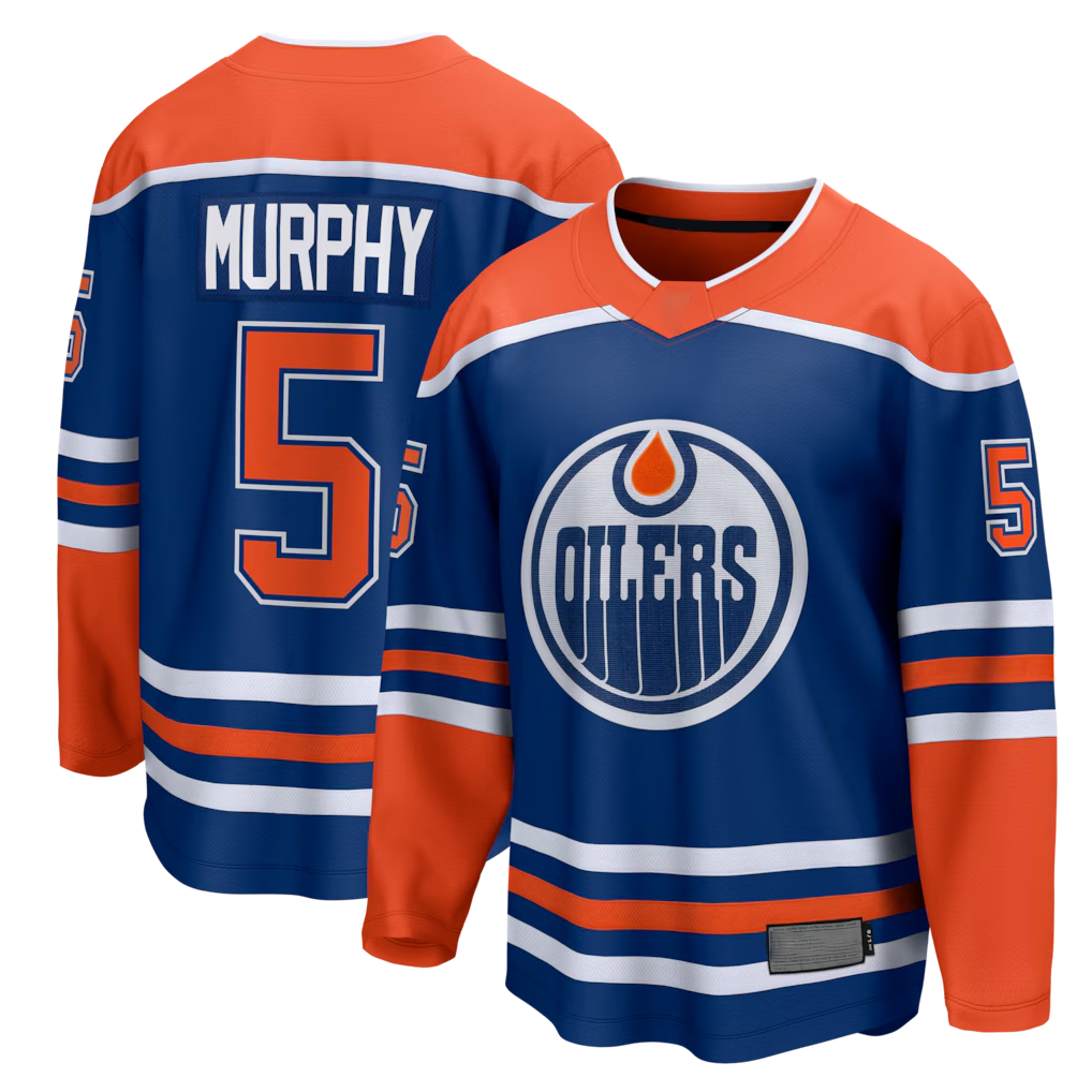 harde E.Oilers #5 Connor Murphy Royal Home Breakaway Jerseys