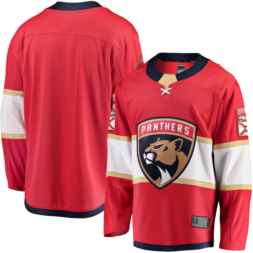 harde F.Panthers Red Breakaway Home Jerseys