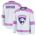 harde F.Panthers White Hockey Fights Cancer Survivor Practice Jerseys