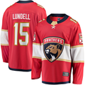 harde F.Panthers F.Panthers #15 Anton Lundell Red Home Breakaway Player Jerseys