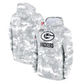 harde GB.Packers Arctic Camo Salute to Service Hoodies Limited Game Blank Player Stitched Jerseys