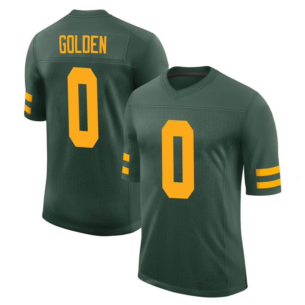 harde GB.Packers #0 Matthew Golden Player Green Alternate Vapor Home Game Stitched Jerseys