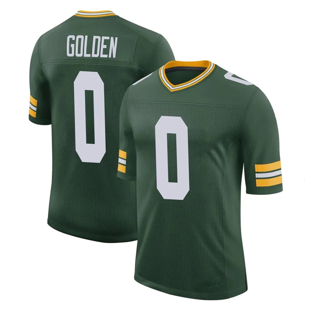 harde GB.Packers #0 Matthew Golden Player Green Limited Classic Home Game Stitched Jerseys