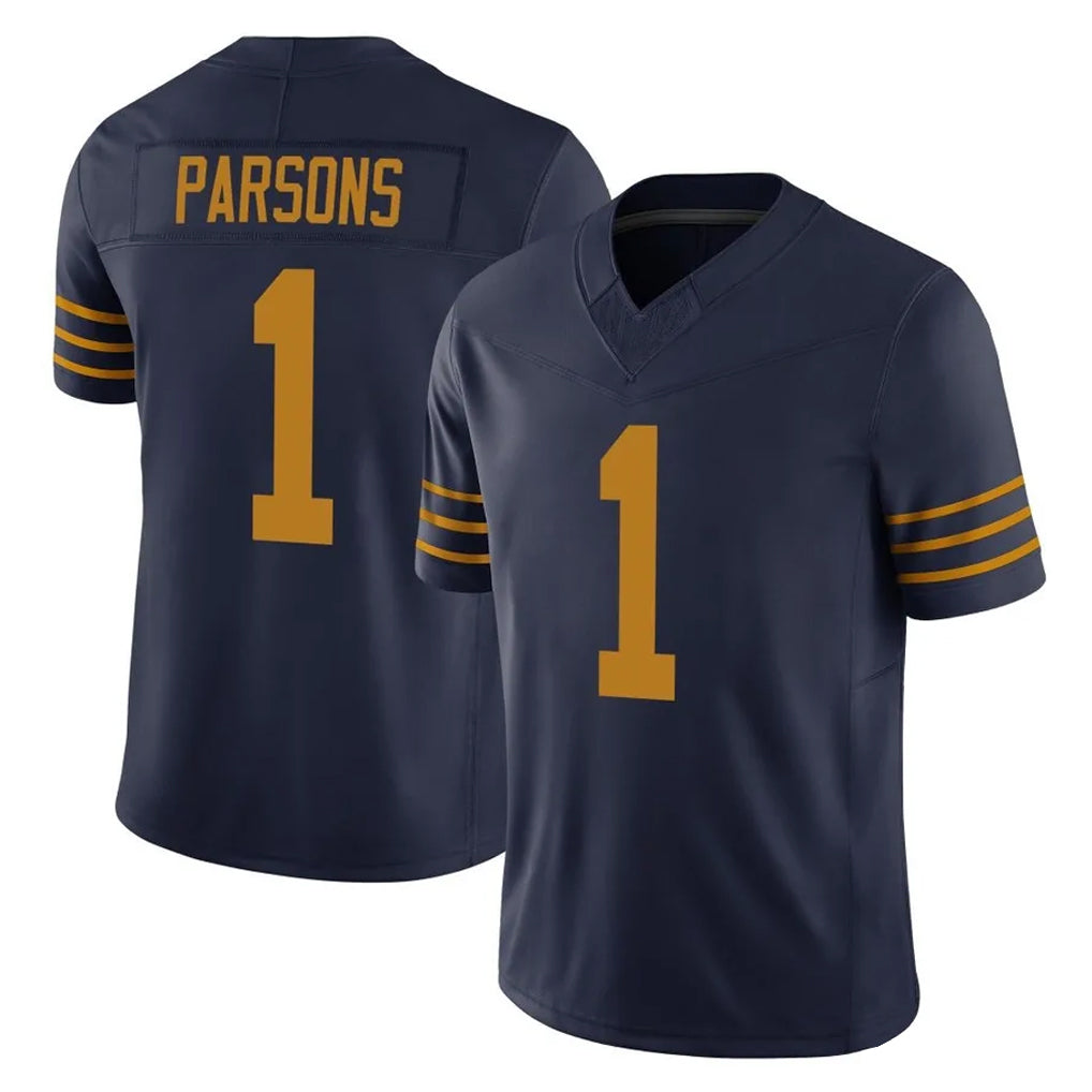 harde GB.Packers #1 Micah Parsons Player Navy The 1923 Classic Vapor F.U.S.E. Home Game Stitched Jerseys