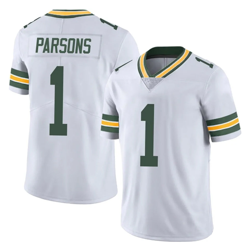 harde GB.Packers #1 Micah Parsons Player White Vapor Untouchable Limited Home Game Stitched Jerseys