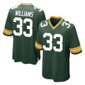 harde GB.Packers #33 Evan Williams Player Green Home Game Stitched Jerseys