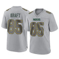 harde GB.Packers #85 Tucker Kraft Player Gray Atmosphere Fashion Home Game Stitched Jerseys