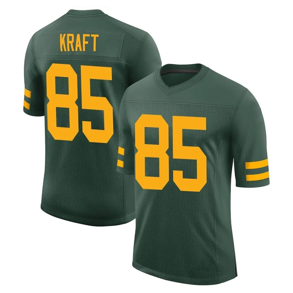 harde GB.Packers #85 Tucker Kraft Player Green Alternate Vapor Home Game Stitched Jerseys