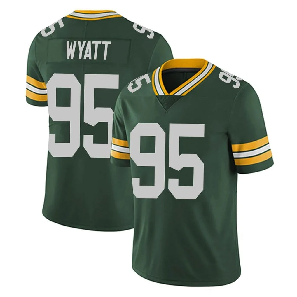 harde GB.Packers #95 Devonte Wyatt Player Green Vapor Untouchable Limited Home Game Stitched Jerseys