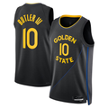 harde G.State Warriors #10 Jimmy Butler III Jordan Brand Black Swingman Jerseys - Statement Edition