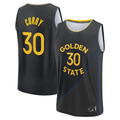 harde G.State Warriors #30 Stephen Curry Black Fast Break Replica Player Jerseys - Statement Edition