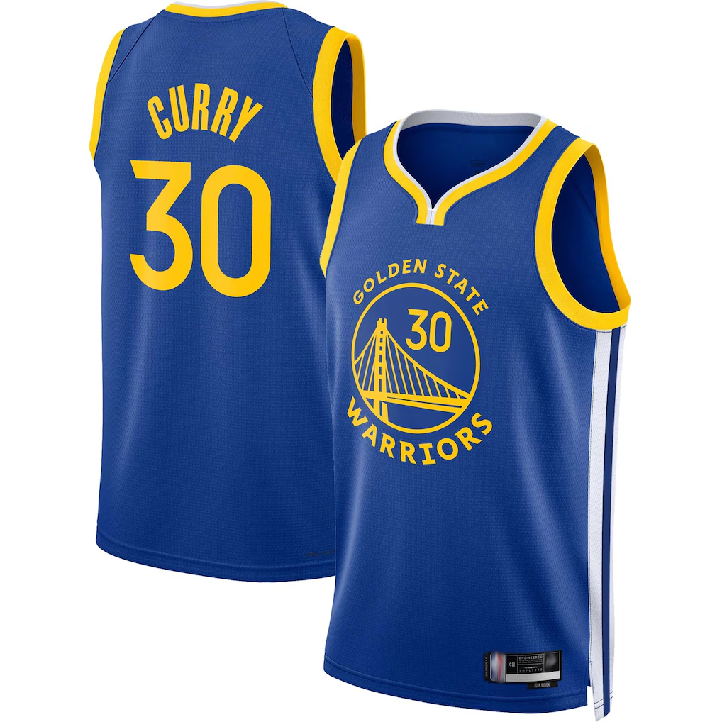 harde G.State Warriors #30 Stephen Curry Royal Swingman Jerseys - Icon Edition