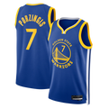 harde G.State Warriors #7 Kristaps Porzi??is Royal Swingman Jerseys - Icon Edition