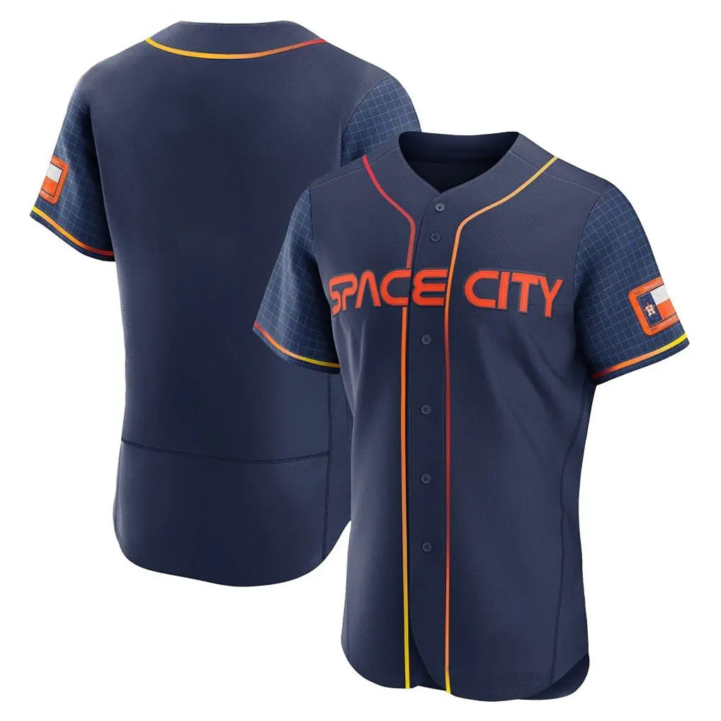 harde H.Astros Navy City Connect Limited Elite Home Blank Player Stitched Jerseys