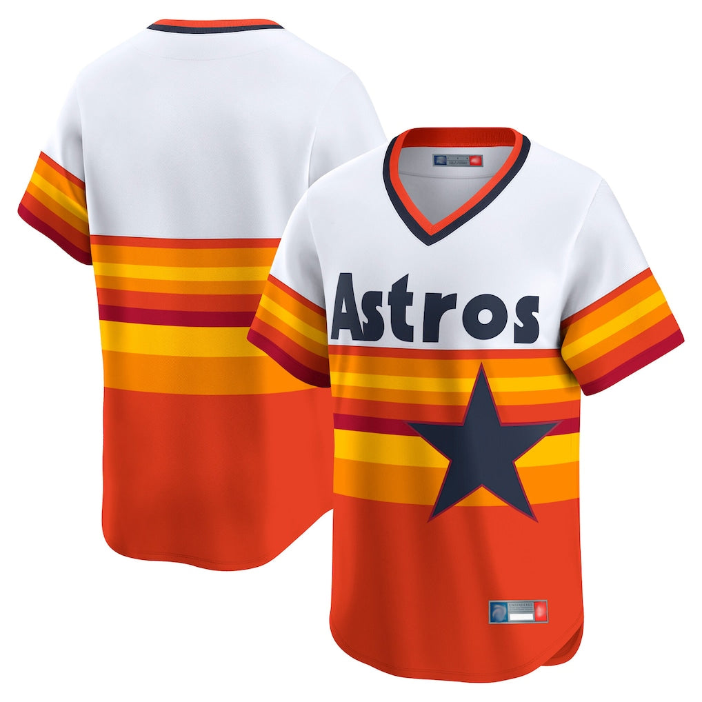 harde H.Astros Rainbow Cooperstown Collection T-shirt Blank Player Stitched Jerseys